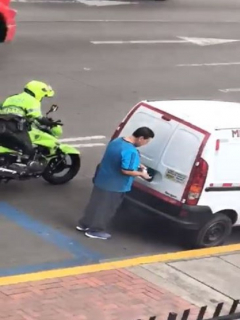Policía en Bogotá
