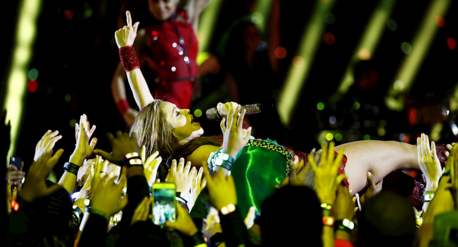 Shakira en el Super Bowl.