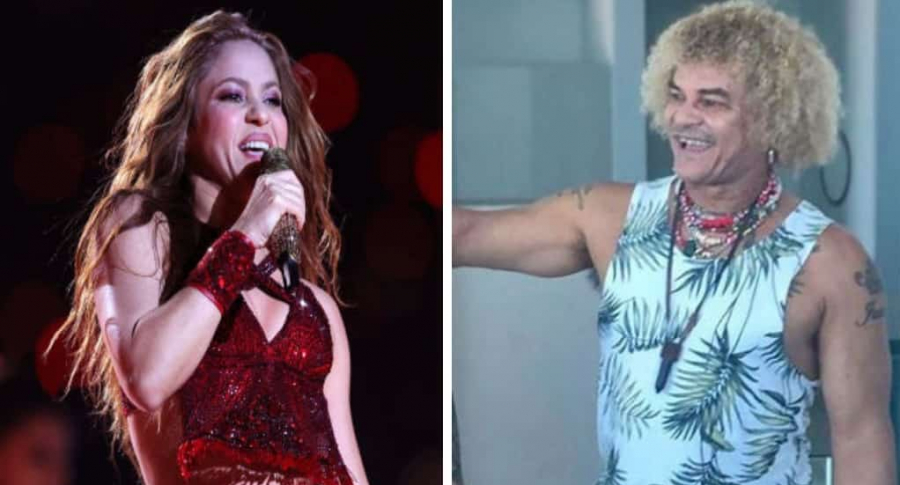 Shakira y el Pibe Valderrama