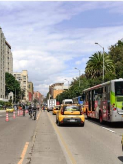 Dia sin carro en Bogotá