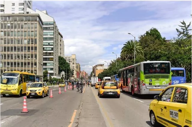 Dia sin carro en Bogotá