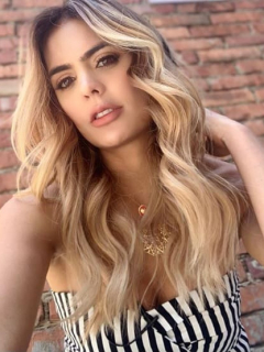 Vaneza Peláez, presentadora.