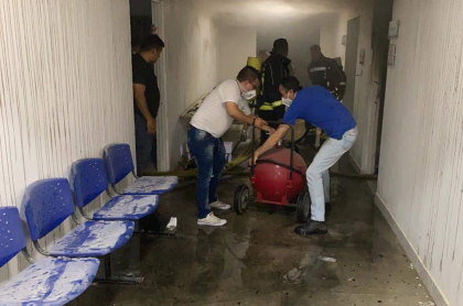 Incendio en hospital del municipio de Mesitas del Colegio