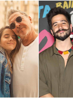 Evaluna y Ricardo Montaner, y Camilo Echeverry