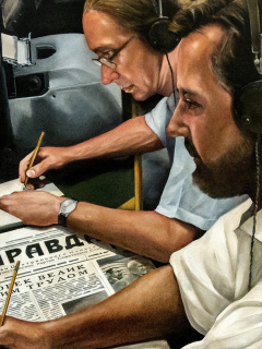 Dibujo sobre espías en escucha