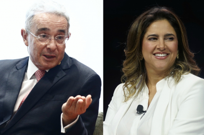 Álvaro Uribe y María Juliana Ruiz