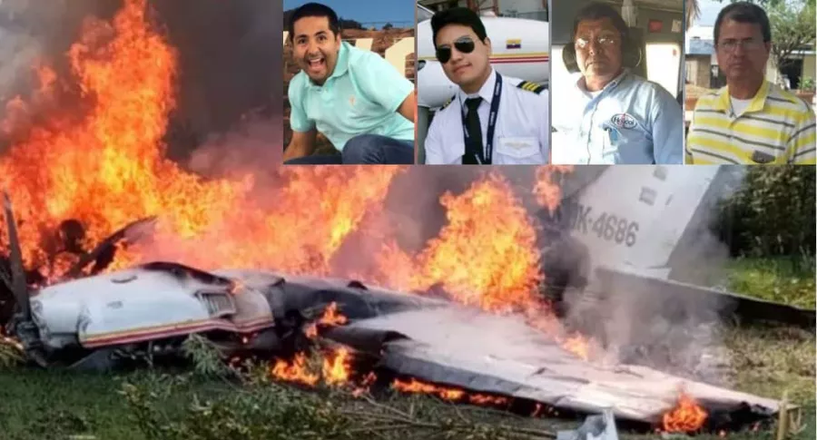Víctimas del accidente aéreo cerca de aeropuerto de Guaymaral