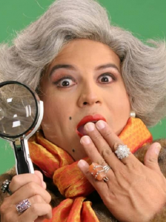 César Corredor, humorista que interpreta a 'Barbarita'.