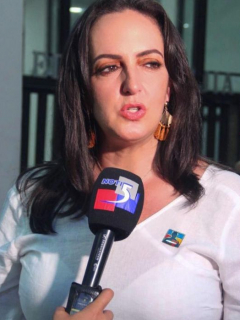 María Fernanda Cabal y Humberto de la Calle