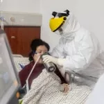 Enfermo de Covid-19 en Wuhan, China