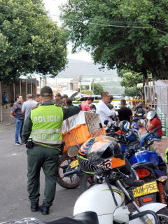 Escena del crimen en Cúcuta