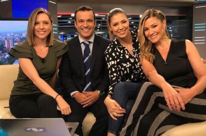 Catalina Gómez, Juan Diego Alvira, Ana María Navarrete y Pilar Schmitt, presentadores.