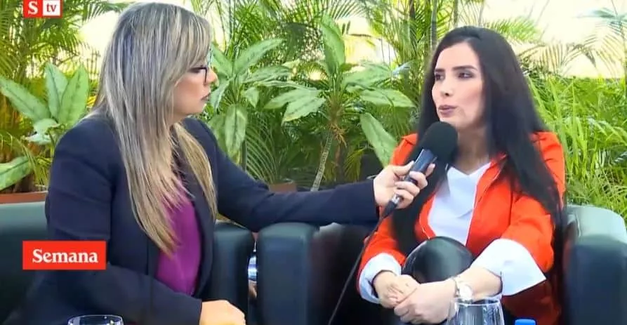 Aída Merlano en entrevista con Vicky Dávila en Semana