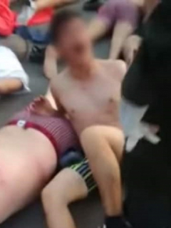 Joven golpeado