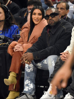 Kim Kardashian y Kayne West.