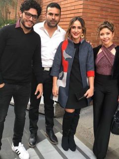 Santiago Alarcón, Mauricio Mejía, 'Chichila' Navia y Diana Belmonte