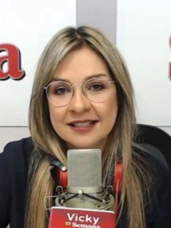 Vicky Dávila en Semana y Canal 1