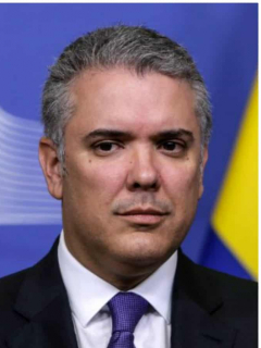 Aída Merlano e Iván Duque