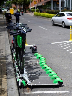 Patinetas eléctricas en Bogtá