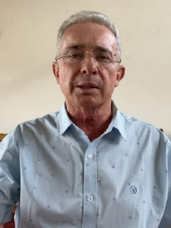 Álvaro Uribe y Ernesto Samper