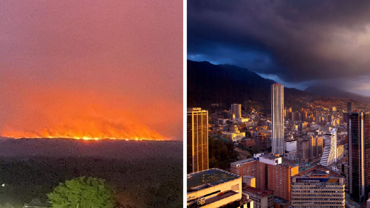 Serranía de La Macarena en llamas / Imagen de referencia de Bogotá
