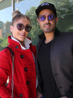 Nataly Umaña y Alejandro Estrada