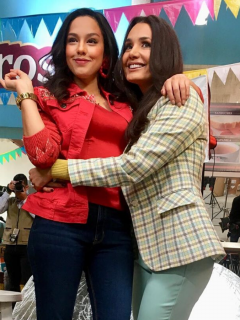 Ana María Estupiñan y Xilena Aycardi