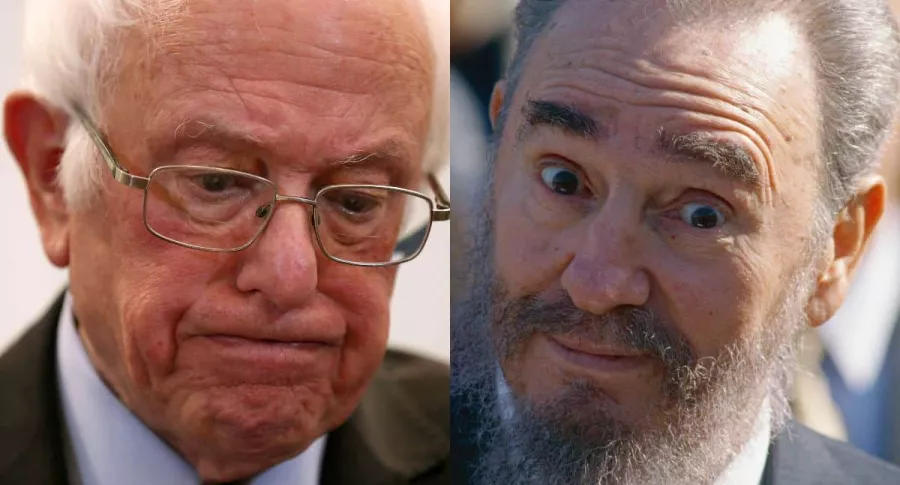 Bernie Sanders y Fidel Castro