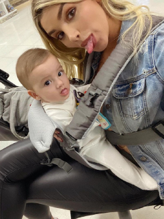 Melina Ramírez y su hijo Salvador Carvajal.