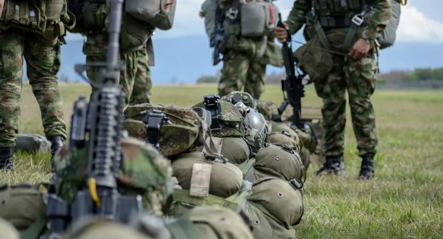 Soldados del Ejército Nacional de Colombia