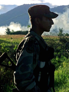 Soldado del Ejército Nacional
