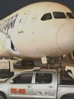 Avión al que no se quisieron subirse los viajeros