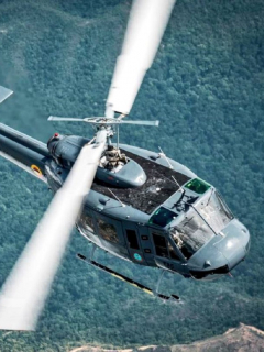 Helicóptero de la FAC