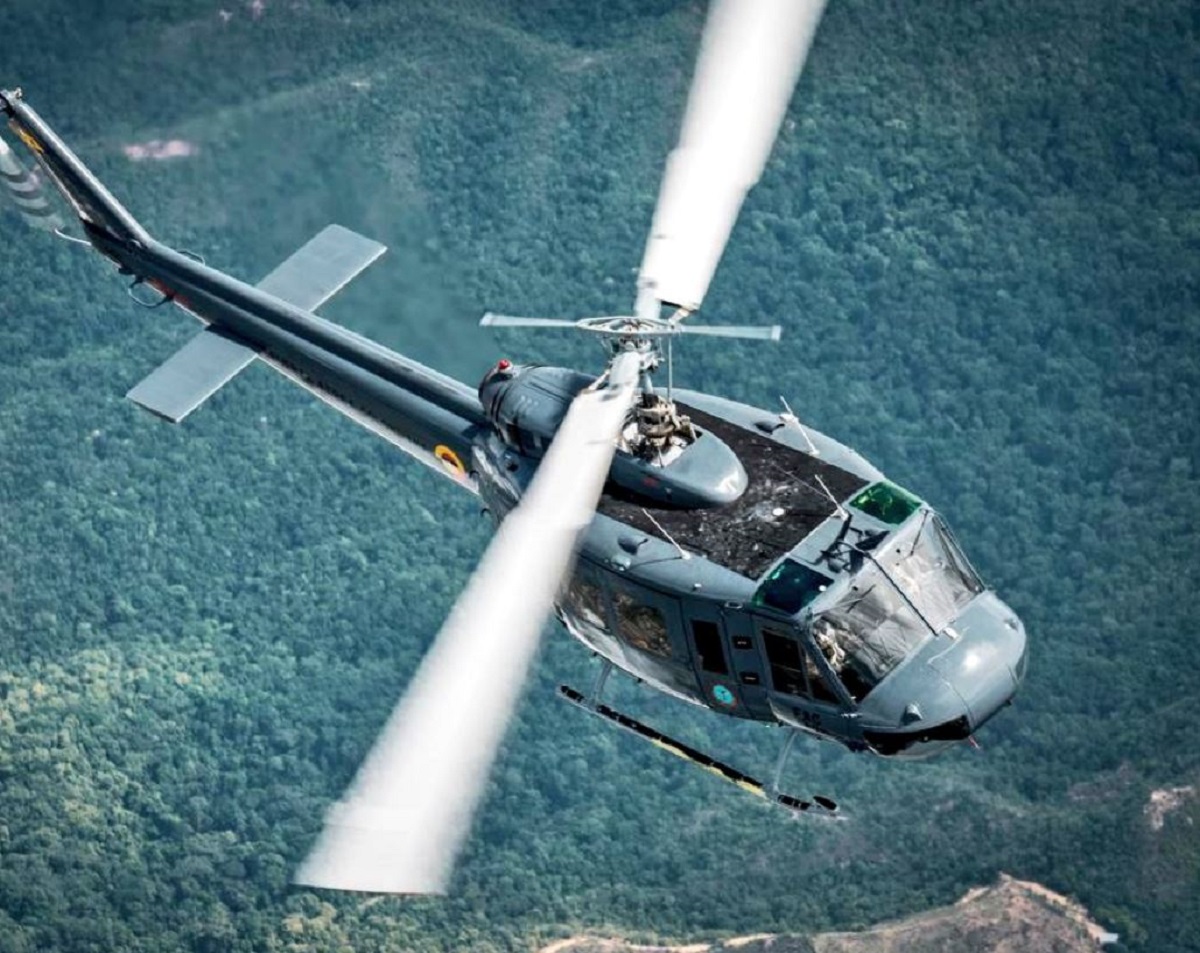 Helicóptero de la FAC