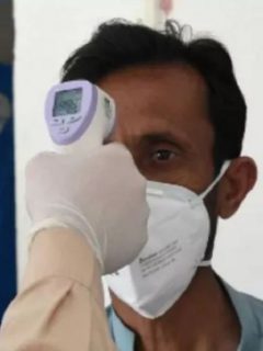 Hombre finge coronavirus