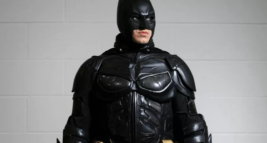 Actor con el traje de Batman