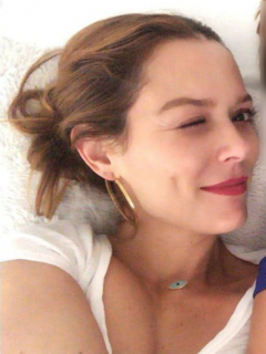Carolina Acevedo y su hijo Mathias