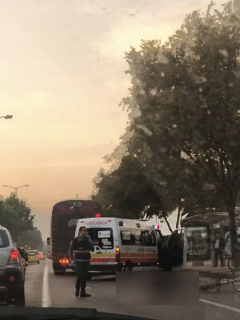 Accidente en la Calle 80