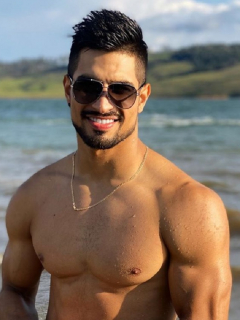 Juan David Aldana, actor, modelo y deportista.