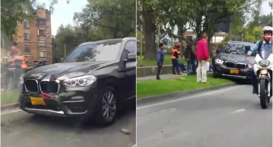 Conducto en escape atropella a más carros Bogotá