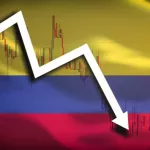Caída en el Colcap de la Bolsa de Valores de Colombia