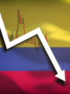 Caída en el Colcap de la Bolsa de Valores de Colombia