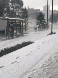 segunda ronda de granizo en Bogotá, en apenas 4 horas
