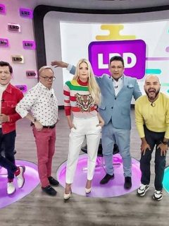 Juan Carlos Giraldo, Carlos Giraldo, Mary Méndez, Frank Solano y Carlos Vargas, presentadores de 'La red'.