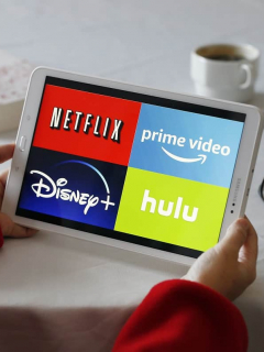 Tableta con plataformas de 'streaming'