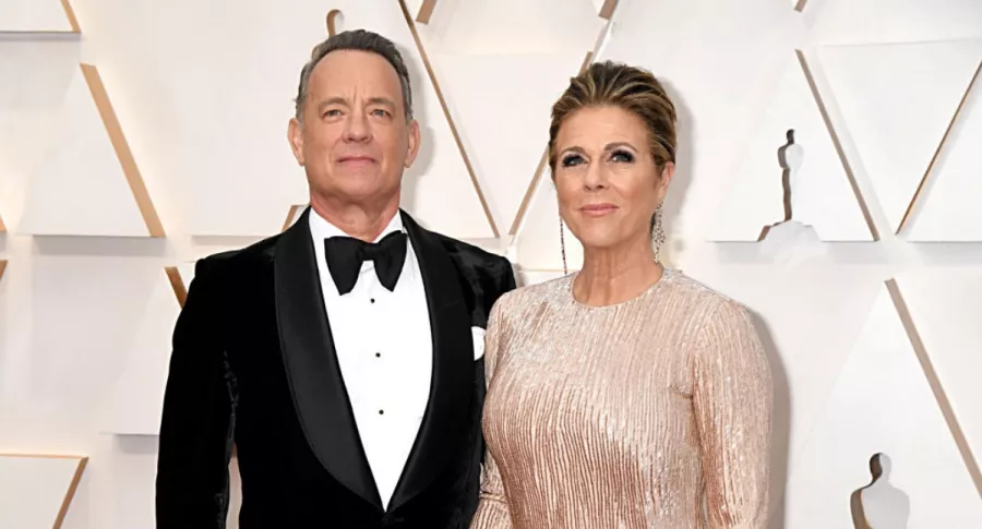 Tom Hanks y su esposa, Rita Wilson.