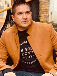 'Boyacomán', humorista, y Shirley Gómez, presentadora.