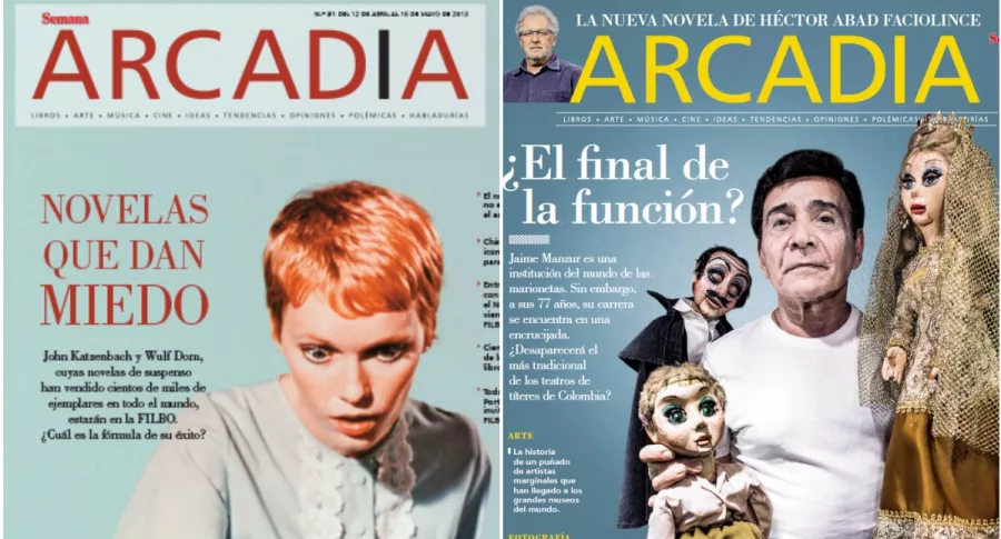 Portadas revista Arcadia