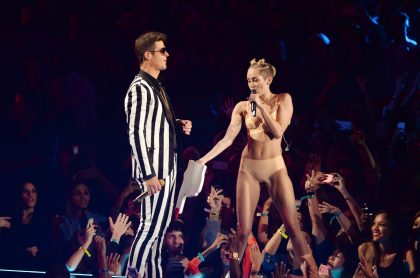 Robin Thicke y Miley Cyrus