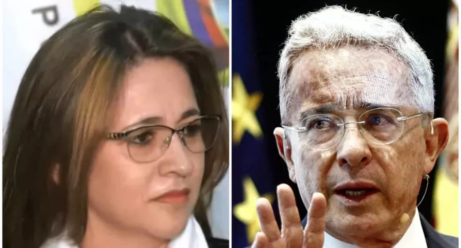 Cristina Lombana y Álvaro Uribe